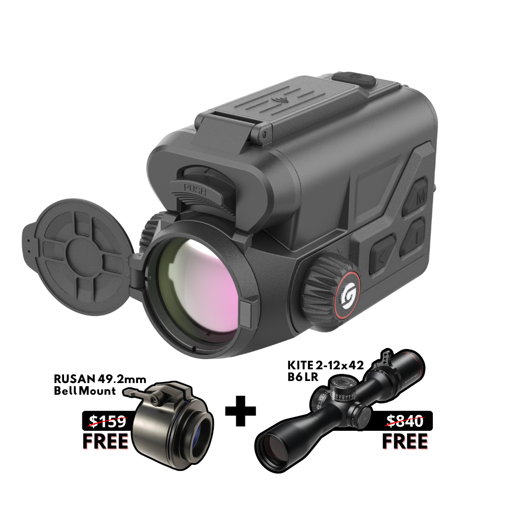 TB630 Thermal Clip-On 640x512 35mm 20mK + FREE Riflescope and Mount