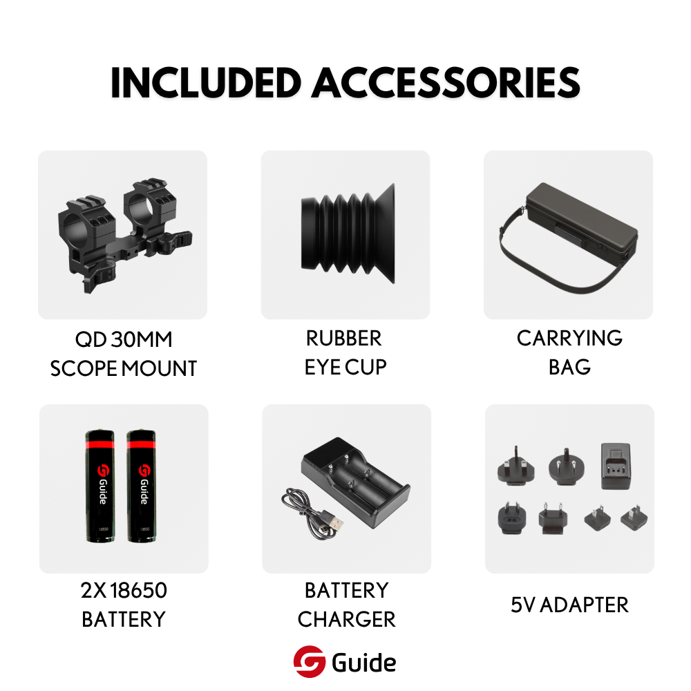 TU650 LRF PRO 3.0 Thermal Riflescope 3.7X 640x512 50mm In-lens LRF