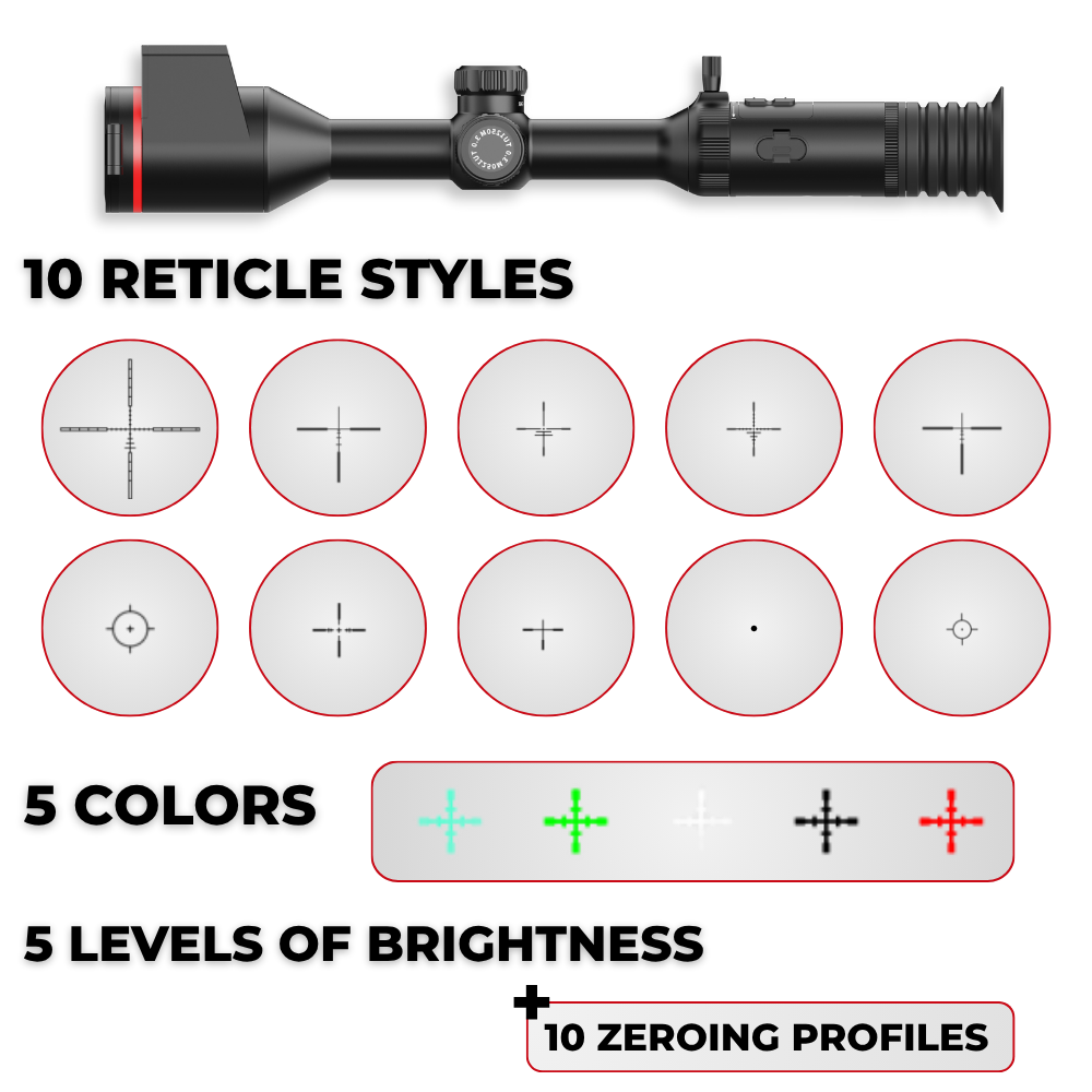 TU1250 M 3.0 Thermal & Night-Vision Riflescope 2x 1280x1024 50mm LRF