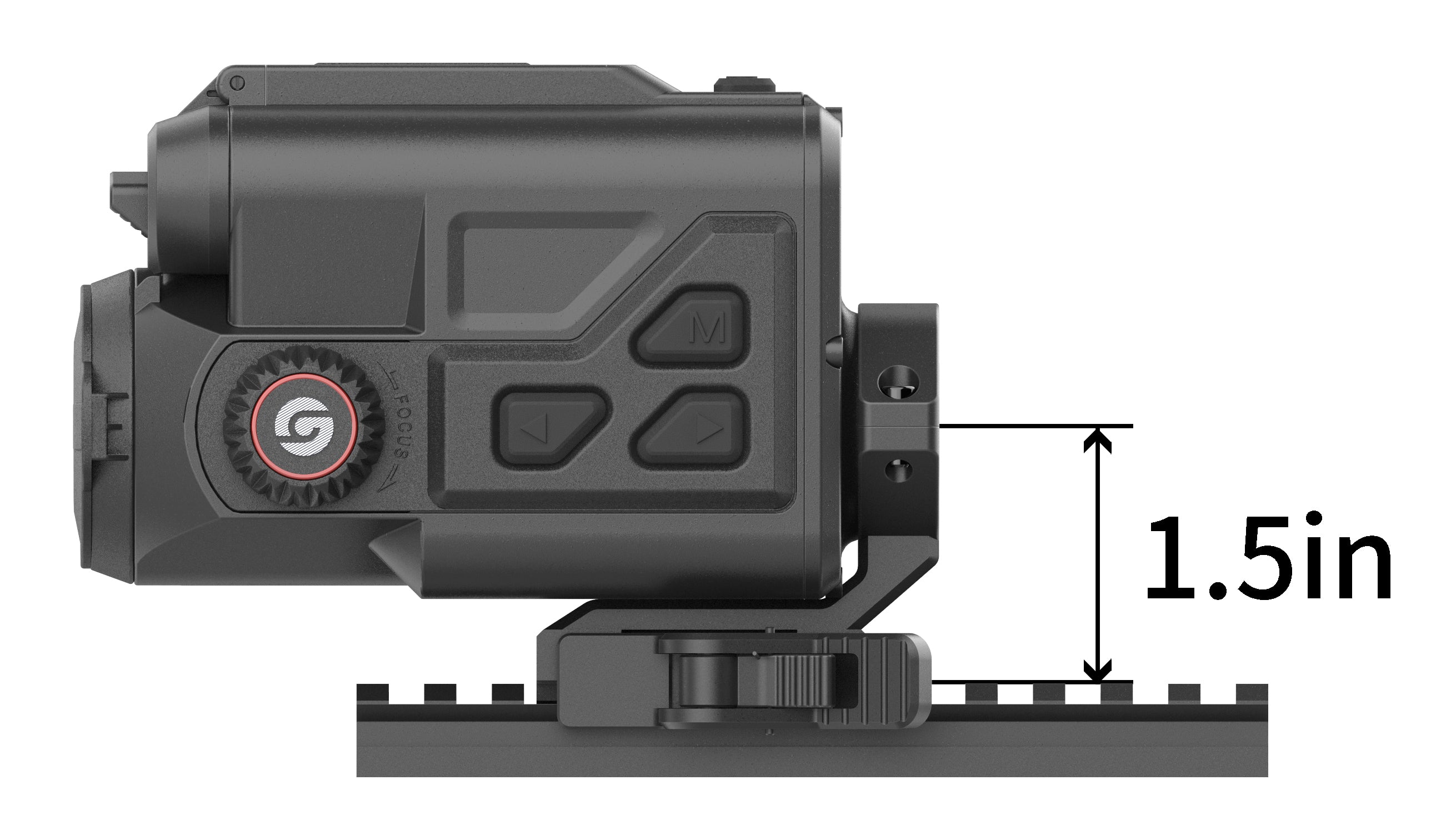 QD 1.5" pica mount for Thermal Clip-On TB