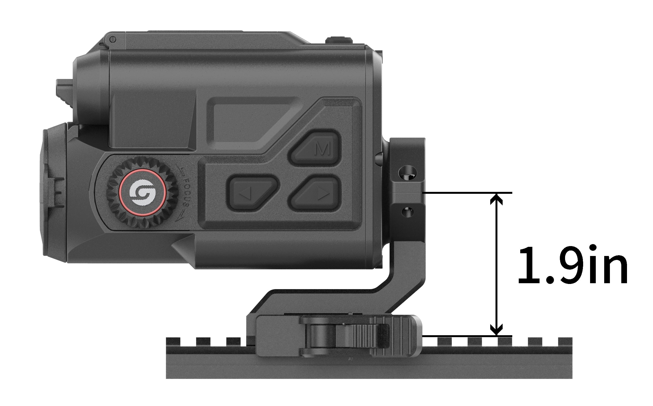 QD 1.9" pica mount for Thermal Clip-On TB