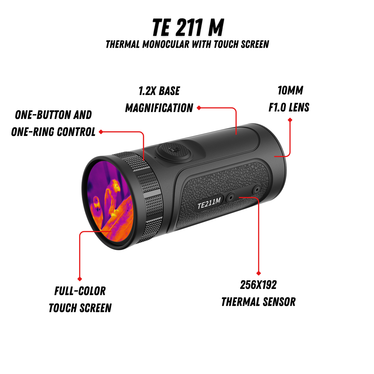 GUIDE TE211M- Mini Thermal Monocular